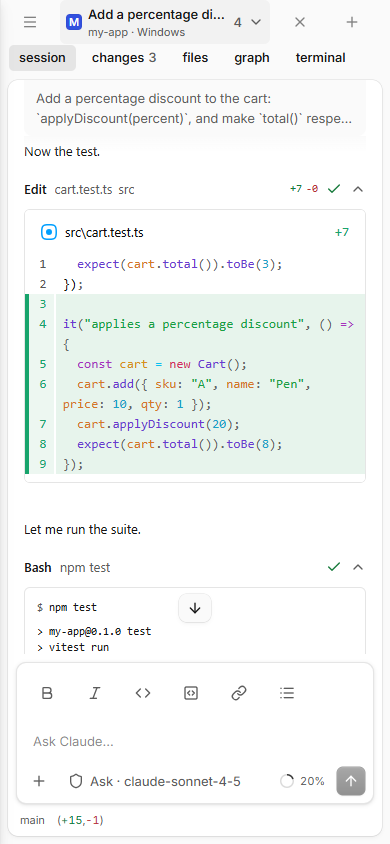 claude-code-ui on a phone